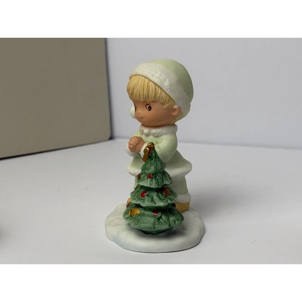 Christmas HOMCO Set of 3 CHILDREN Porcelain Figurines #5613
